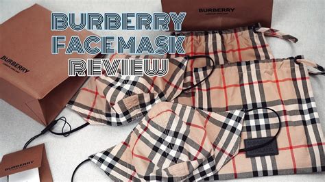 Authentic Burberry Face Mask Review 